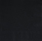 Midnight Black Solid Luncheon Napkins – 40ct Party Napkins